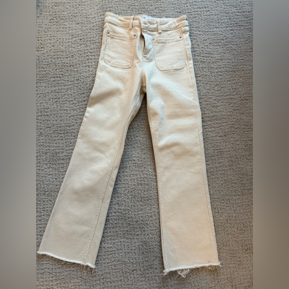 Women's Cream Jeans